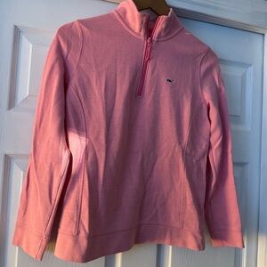 Vineyard Vines Pink Half-Zip Women's Sweater